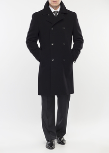 Páský plášť formal regular, barva černá