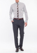 Pánské kalhoty formal slim, barva šedá