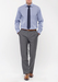 Pánské kalhoty formal regular, barva šedá
