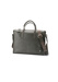 Pánská kožená taška informal , barva šedá
