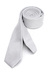 Hedvábná kravata formal slim, barva šedá