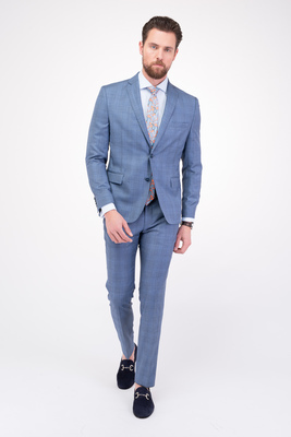 Oblek z merino vlny V pohodlném střihu Oblek z merino vlny V pohodlném střihu