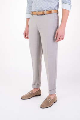 Vlněné kalhoty V uvolněném střihu