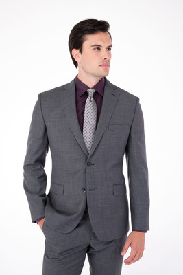 Oblek z merino vlny V pohodlném střihu Oblek z merino vlny V pohodlném střihu