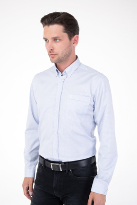 Bavlněná košile V pohodlném střihu Bavlněná košile V pohodlném střihu