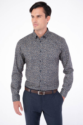 Bavlněná košile V pohodlném střihu Bavlněná košile V pohodlném střihu