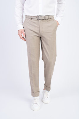 Strečové kalhoty V uvolněném střihu Strečové kalhoty V uvolněném střihu