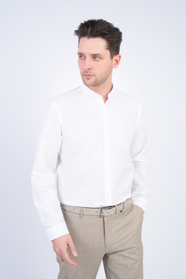 Lněná košile s bavlnou Ve volném střihu Lněná košile s bavlnou Ve volném střihu