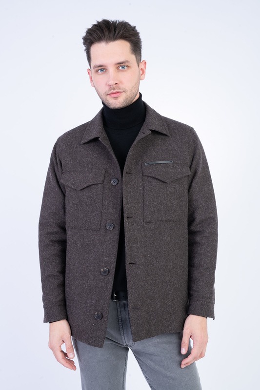 Vlněná bunda V pohodlném střihu