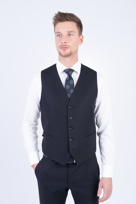 Vlněná vesta V pohodlném střihu Vlněná vesta V pohodlném střihu