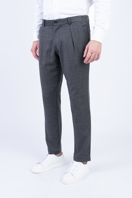 Strečové kalhoty se sámky V pohodlném střihu Strečové kalhoty se sámky V pohodlném střihu