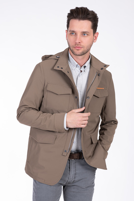 Sportovní bunda s kapucí V pohodlném střihu Sportovní bunda s kapucí V pohodlném střihu