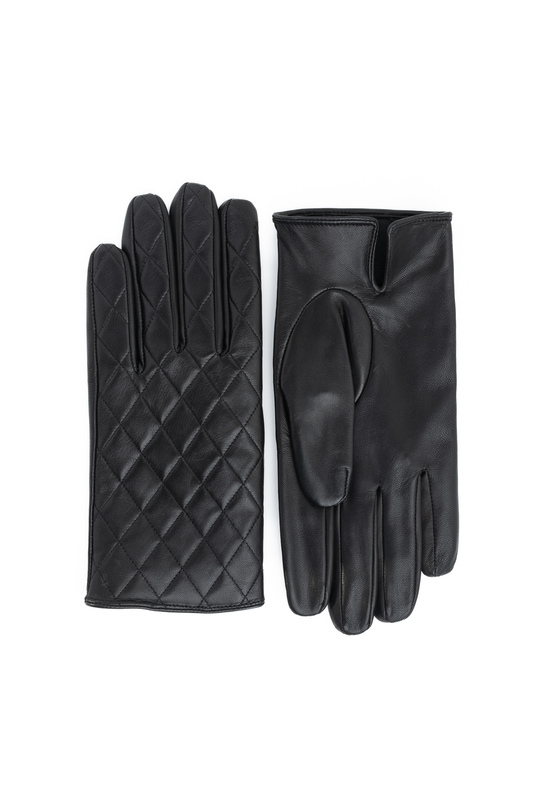 Prošívané kožené rukavice Z italské jehnětiny