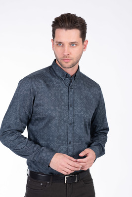 Denimová košile V pohodlném střihu Denimová košile V pohodlném střihu