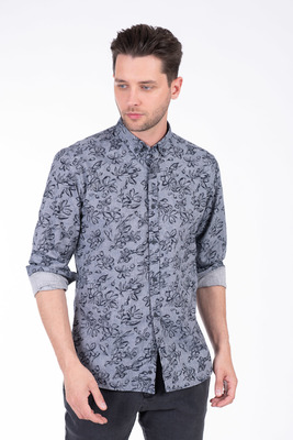 Denimová košile V pohodlném střihu Denimová košile V pohodlném střihu