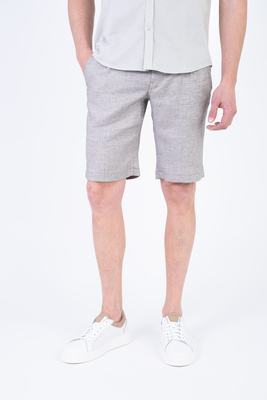 Lněné šortky V přiléhavém střihu