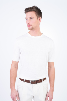 Lněný svetr V pohodlném střihu