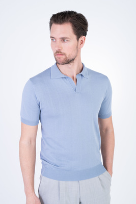 Bavlněný svetr se lnem V pohodlném střihu