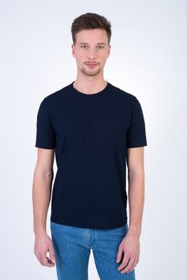 Triko z mercerované bavlny V pohodlném střihu