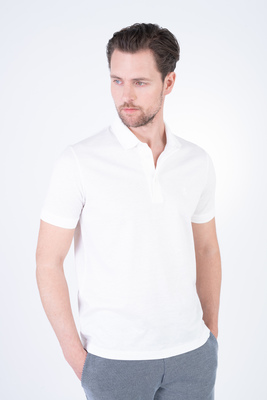 Bavlněné polotriko se lnem V pohodlném střihu Bavlněné polotriko se lnem V pohodlném střihu