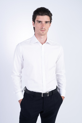 Strečová košile V přiléhavém střihu Strečová košile V přiléhavém střihu