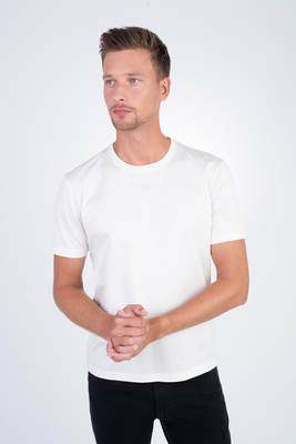 Bavlněné triko V přiléhavém střihu Bavlněné triko V přiléhavém střihu