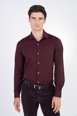 Bavlněná košile V přiléhavém střihu Bavlněná košile V přiléhavém střihu