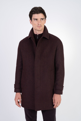 Vlněný plášť V pohodlném střihu Vlněný plášť V pohodlném střihu