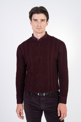 Svetr z merino vlny V pohodlném střihu Svetr z merino vlny V pohodlném střihu