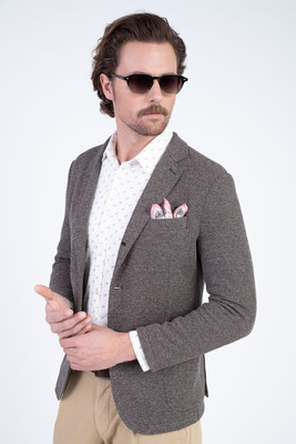 Jersey sako V přiléhavém střihu