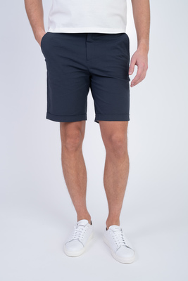 Strečové seersucker šortky V uvolněném střihu Strečové seersucker šortky V uvolněném střihu