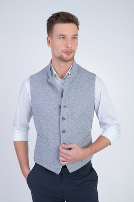 Jersey vesta V pohodlném střihu