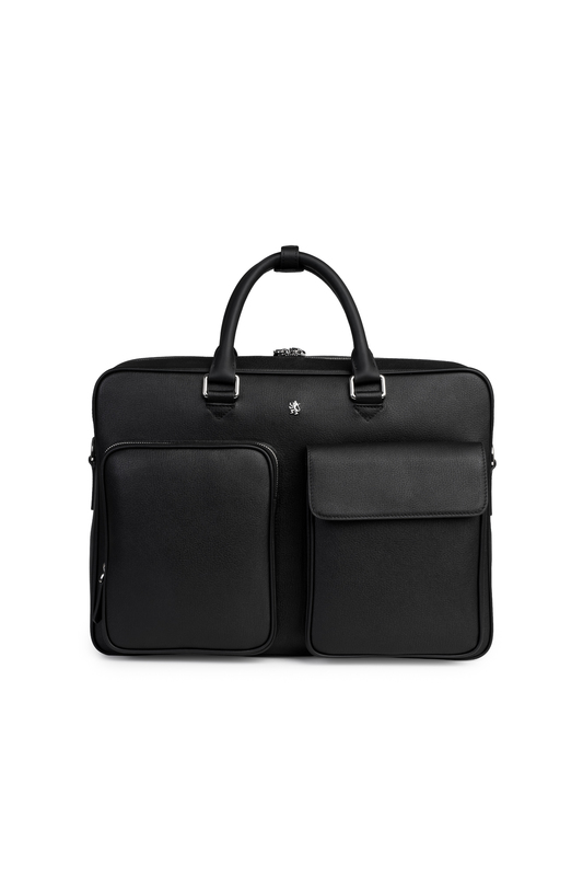 Kožená taška S předními kapsami