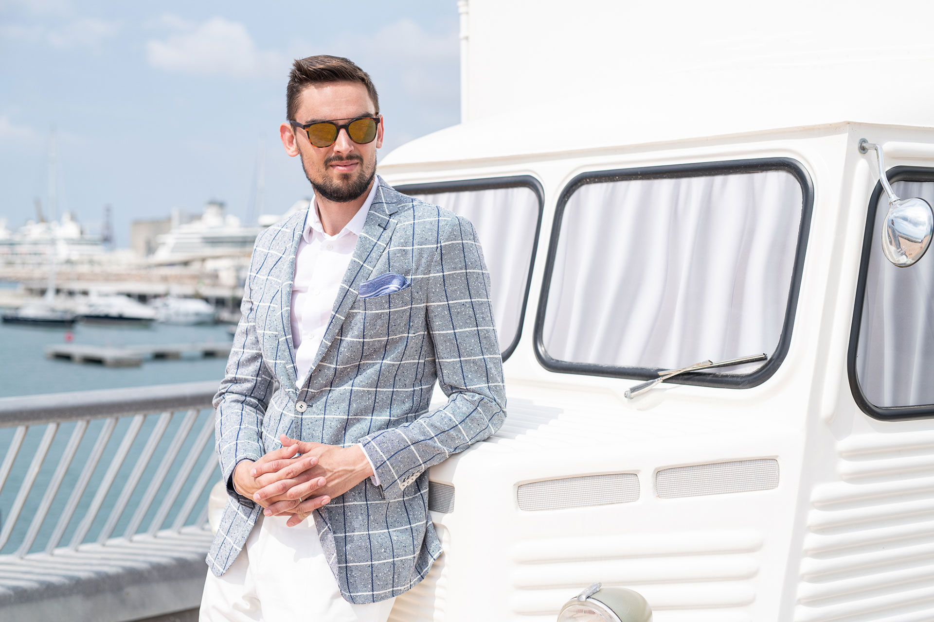 Krejčovství Blažek obleky na míru Ing. Loro Piana & C.