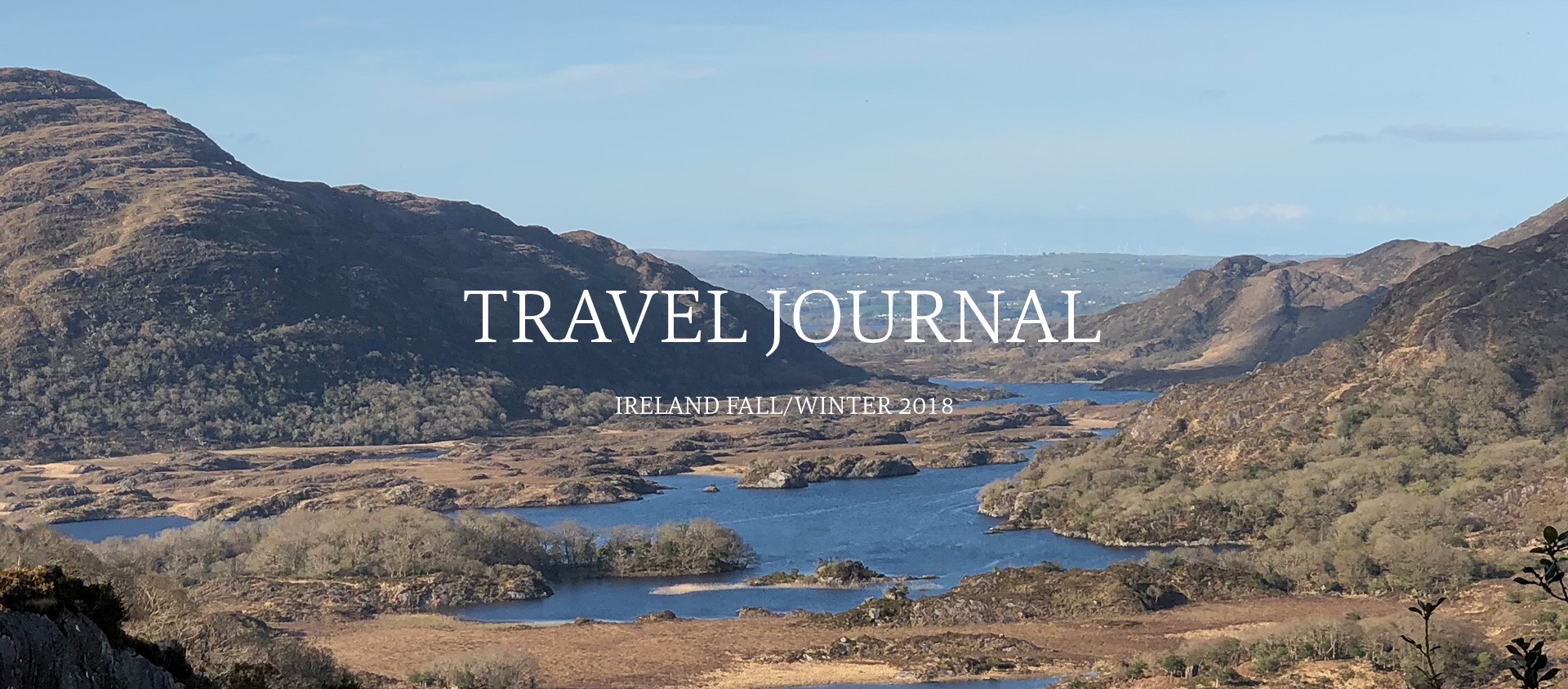 Travel Journal Ireland 2018 Blažek